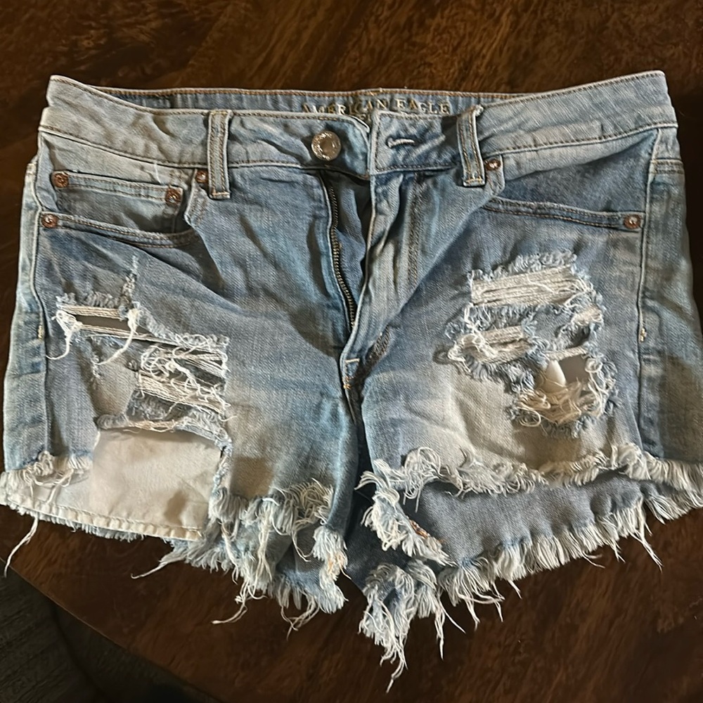 American eagle hi-rise shorts